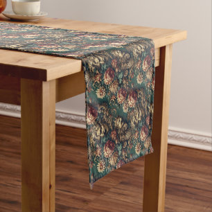 Deranged Decadence – Gothic Victorian Floral Short Table Runner