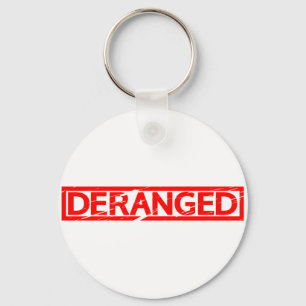 Deranged Stamp Key Ring