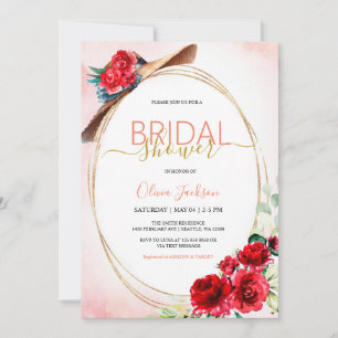 Derby Bridal Shower invitation
