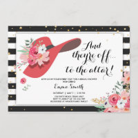 Derby Bridal Shower Invitation Wear a Hat Horse