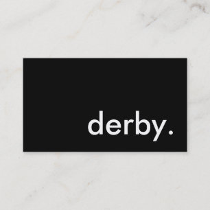 derby. business card
