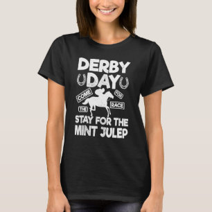 Derby Day And Mint Julep Kentucky Horse Racing T-Shirt