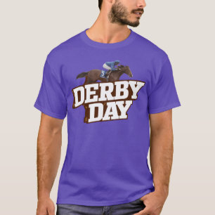 DERBY DAY DESIGN HORSE RACING DERBY girl T-Shirt