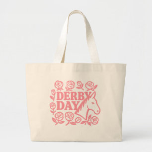 Derby Day Large Tote Bag