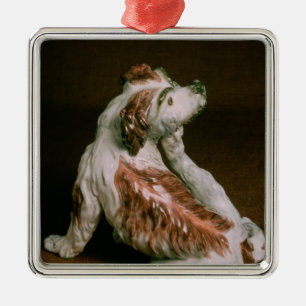 Derby figure of a King Charles spaniel Metal Tree Decoration