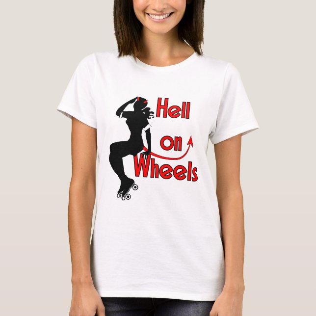 Derby Girl_Hell On Wheels T-Shirt (Front)