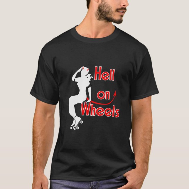 Derby Girl Hell on Wheels T-Shirt (Front)