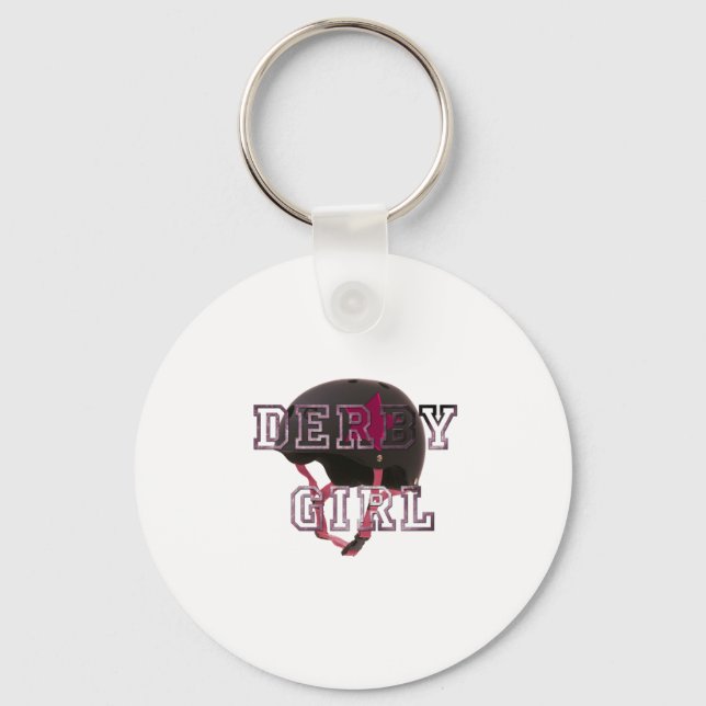 Derby Girl Key Ring (Front)