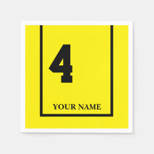 Derby Horse Race White 2 Personalized Paper Napkin