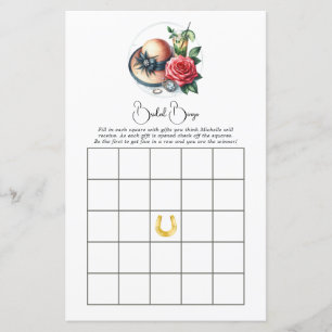 Derby-Inspired Bridal Shower Bingo Game