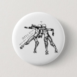 derby love 6 cm round badge