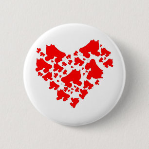 Derby Love 6 Cm Round Badge