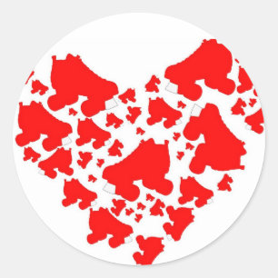 Derby Love Classic Round Sticker