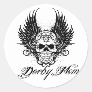 Derby Mum! Classic Round Sticker
