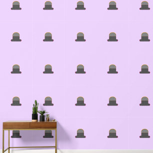 Derby On Lavender Wallpaper