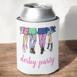 Derby Party Horse Racing Fashion Preppy Custom Can Cooler