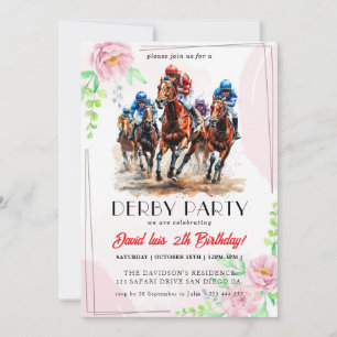 Derby party invitation