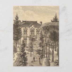 Derby residence postcard