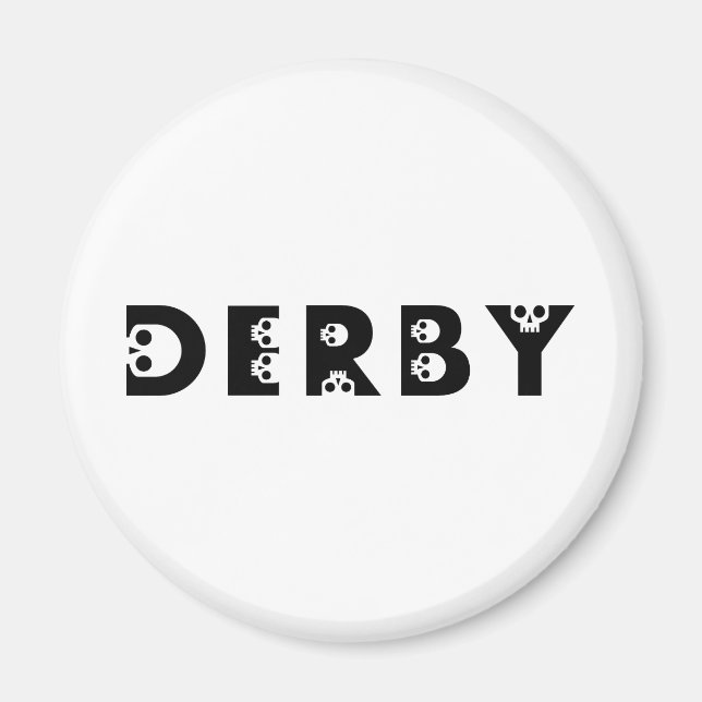derby : skullphabet magnet (Front)