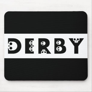 derby : skullphabet mouse mat