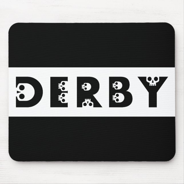derby : skullphabet mouse mat (Front)