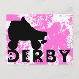 derby : skullphabet postcard