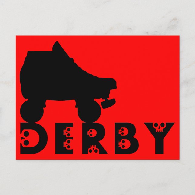 derby : skullphabet postcard (Front)