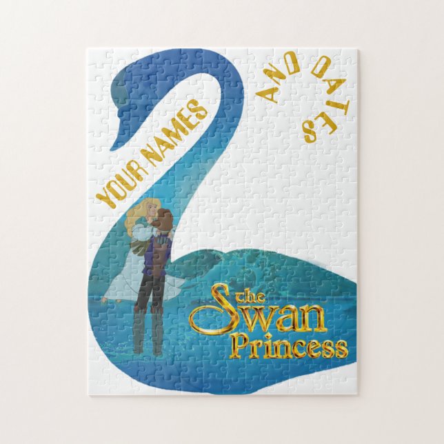 Derek finds Odette Personalised Photo Puzzle (Vertical)