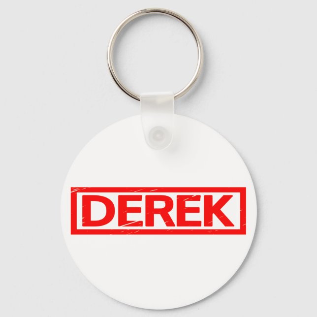 Derek Stamp Key Ring (Front)
