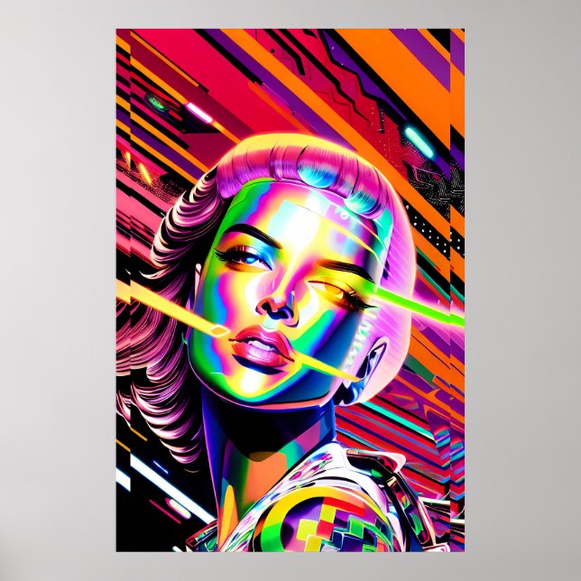 Derezzed Futures - Ken Gauge Art Poster (Front)