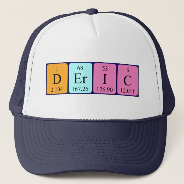 Deric periodic table name hat (Front)