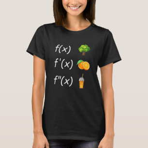 Derivative Analysis Calculus Mathematics Math Teac T-Shirt