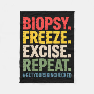 Dermatologist Art For Men Women Dermatology Dermat Fleece Blanket