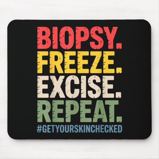 Dermatologist Art For Men Women Dermatology Dermat Mouse Mat (Front)