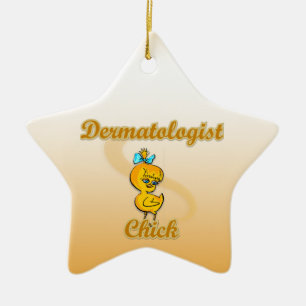 Dermatologist Chick Ceramic Tree Decoration
