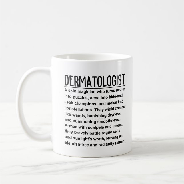 Dermatologist Coffee Mug (Left)