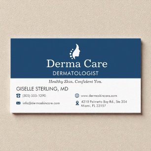 Dermatologist Skin Doctor Office Business Card