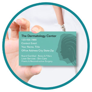 Dermatologist Theme Business Cards