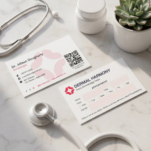 Dermatology Clinic Business   Clean Appointment Card