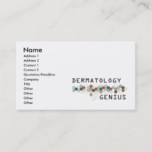 Dermatology Genius Business Card