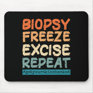 Dermatology Nurse Biopsy Freeze Excise Repeat Mouse Mat