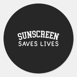 Dermatology Sunscreen Skincare Aesthetician Classic Round Sticker