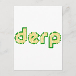 Derp 1 postcard