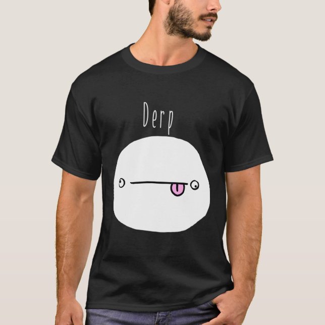 Derp Funny Face T-Shirt (Front)