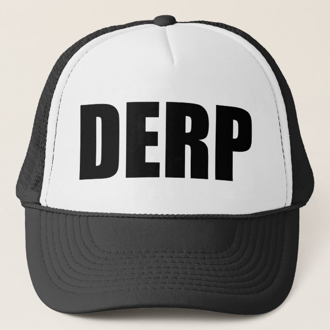 DERP TRUCKER HAT (Front)