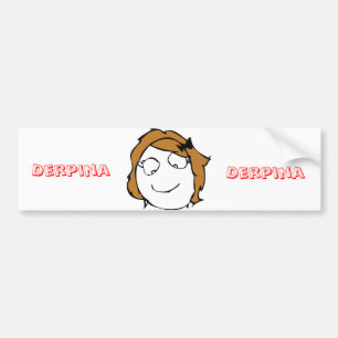 Derpina Bumper Sticker
