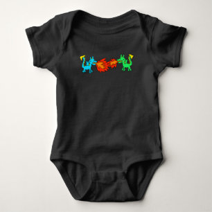 Derpy Dragons Fight Baby Top