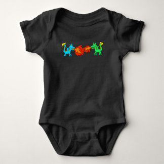 Derpy Dragons Fight Baby Top