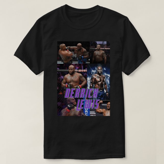 Derrick Lewis MMA Classic T Shirt (Design Front)