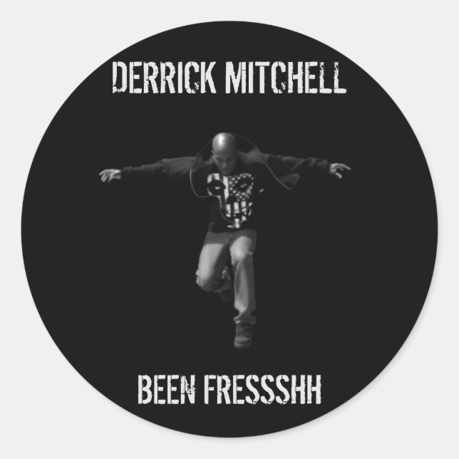 Derrick Mitchell Fressshh Stickers (Front)